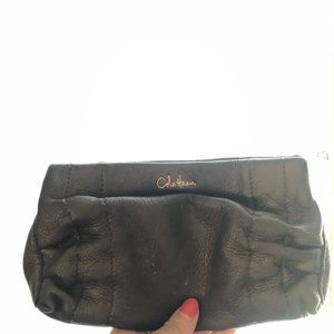 Cole Haan bronze leather purse